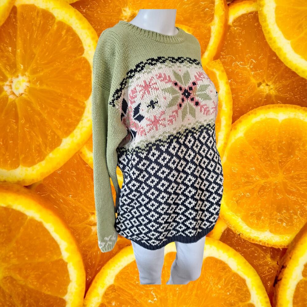 Paul Harris‎ Design Crew Neck Knit Sweater Size Medium